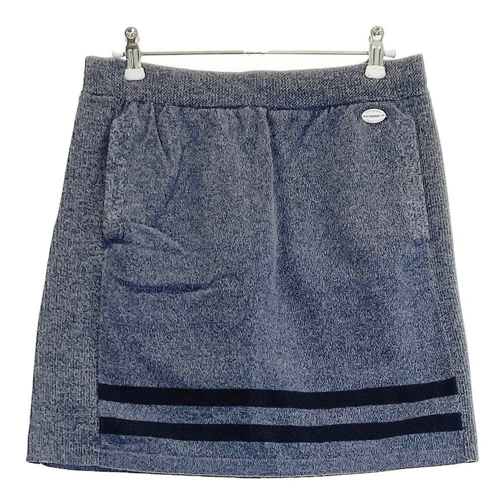 ROSASEN ロサーセン ニットスカート ネイビー系 L 【中古】ゴルフウェア レディース