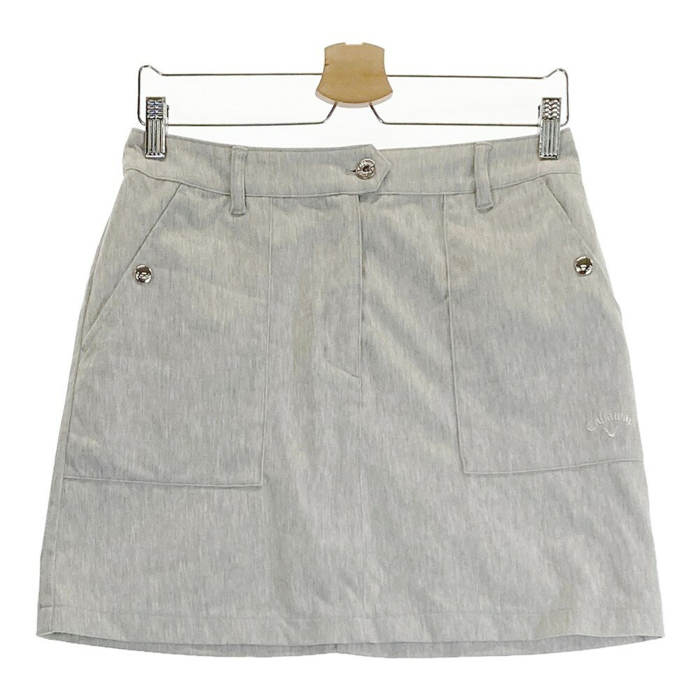 CALLAWAY キャロウェイ 2022年モデル ストレッチスカート グレー系 L 【中古】ゴルフウェア レディース