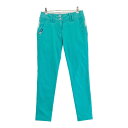 FILA GOLF フィラゴルフ ロングパンツ グリーン系 S 【中古】ゴルフウェア レディース