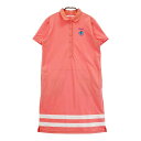 MUNSING WEAR マンシングウェア MGWSJJ01 半袖ワンピース ピンク系 M 【中古】ゴルフウェア レディース