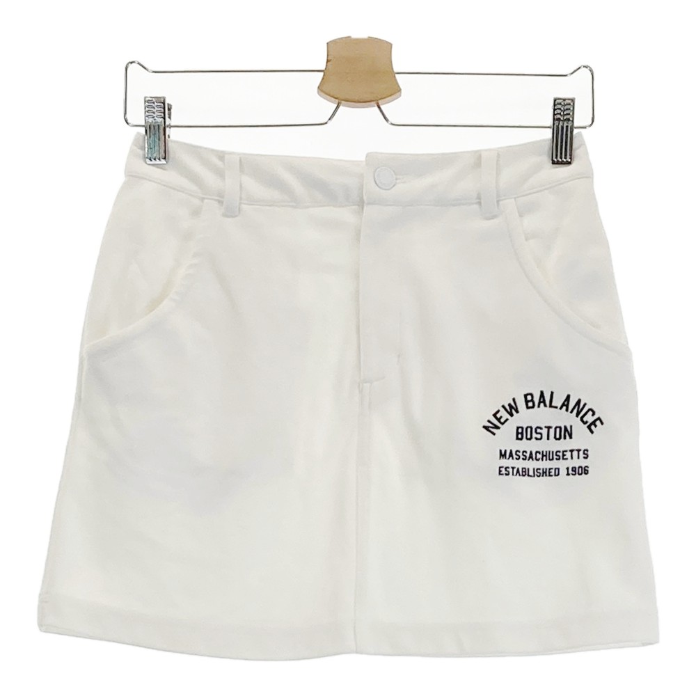 NEW BALANCE ニューバランス ストレッチスカート ホワイト系 00 【中古】ゴルフウェア レディース