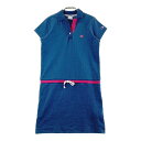 CHAMPION GOLF チャンピオンゴルフ 半袖ワンピース ネイビー系 LARGE 【中古】ゴルフウェア レディース