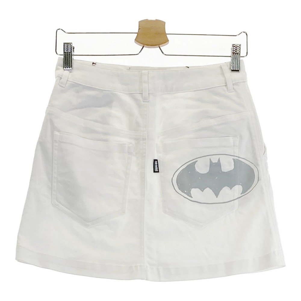 MASTER BUNNY EDITION マスターバニーエディション ×BATMAN ストレッチスカート ホワイト系 0 【中古】ゴルフウェア レディース