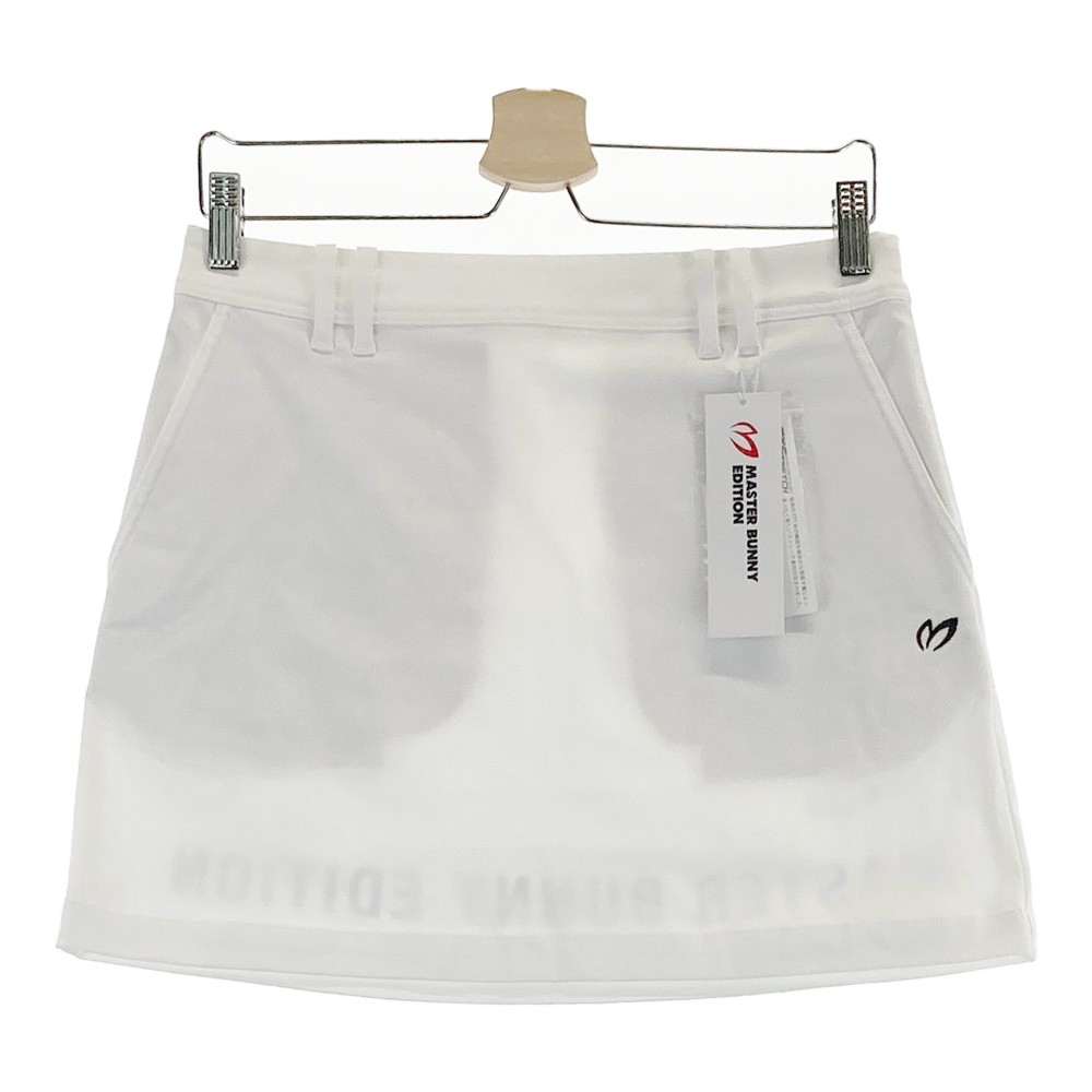 MASTER BUNNY EDITION マスターバニーエディション 2023年モデル ストレッチスカート ホワイト系 1 【中古】ゴルフウェア レディース