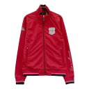 KAPPA GOLF カッパゴルフ ジップジャケット ワッペン レッド系 M 【中古】ゴルフウェア レディース