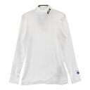 PEARLY GATES パーリーゲイツ ×REON POCKET ハイネック 長袖 インナー Tシャツ ホワイト系 0 【中古】ゴルフウェア レディース