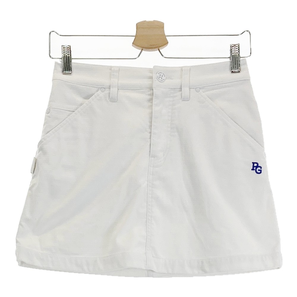 PEARLY GATES パーリーゲイツ 2023年モデル ストレッチスカート ホワイト系 00 【中古】ゴルフウェア ..