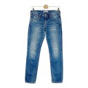 RED CARD レッドカード 13506 Anniversary 25th デニムパンツ ダメージ加工 ブルー系 23 【中古】レディース