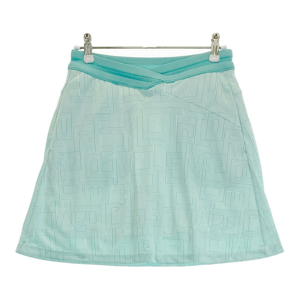 TAYLOR MADE テーラーメイド インナー付スカート 総柄 グリーン系 M 【中古】ゴルフウェア レディース