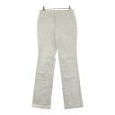 PEARLY GATES パーリーゲイツ ストレッチパンツ ベージュ系 0 【中古】ゴルフウェア レディース