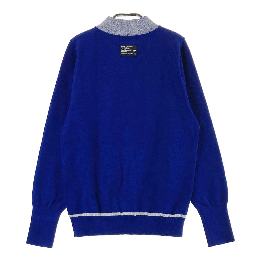 MASTER BUNNY EDITION マスターバニーエディション ハイネック ニットセーター ブルー系 2 【中古】ゴルフウェア レディース