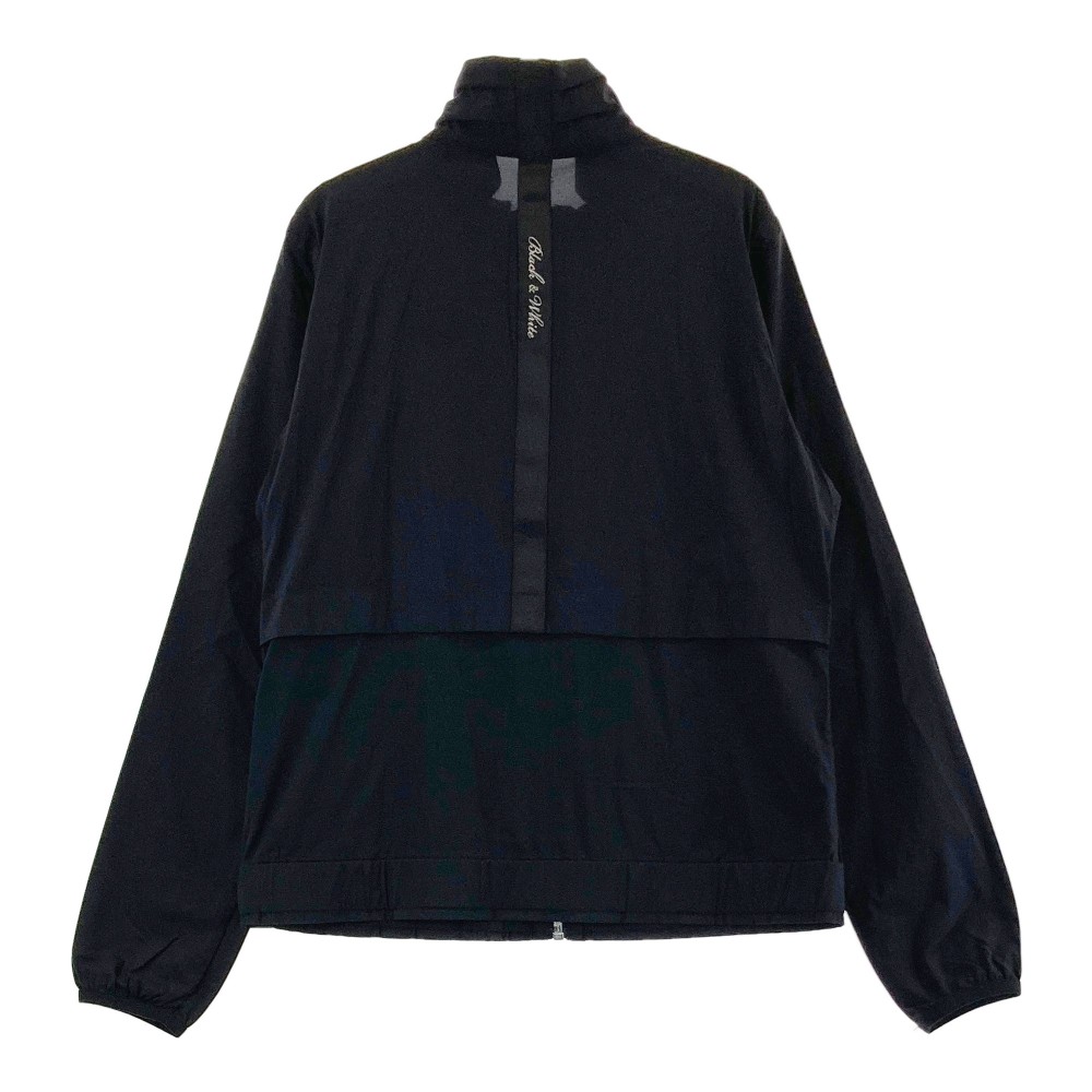 BLACK&WHITE ブラックアンドホワイト 長袖ジャケット ブラック系 M 【中古】ゴルフウェア レディース