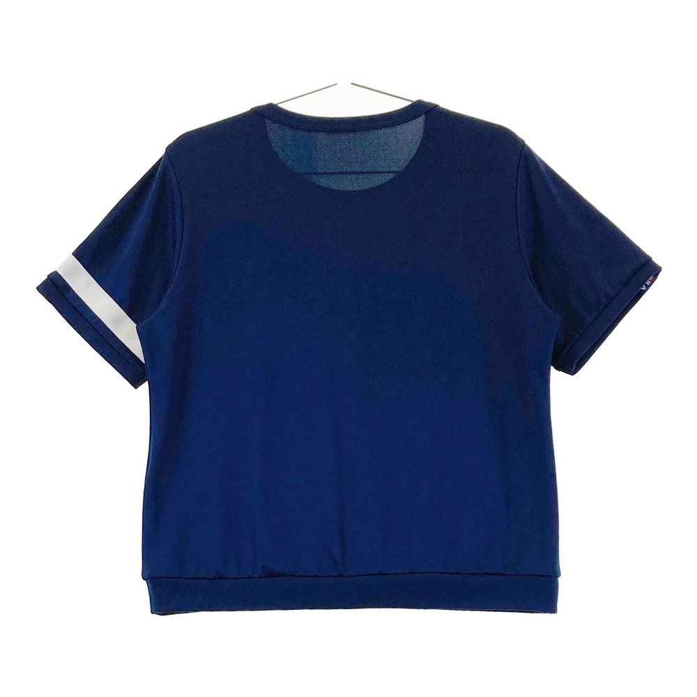 FILA GOLF フィラゴルフ 半袖 Tシャツ ネイビー系 L 【中古】ゴルフウェア レディース