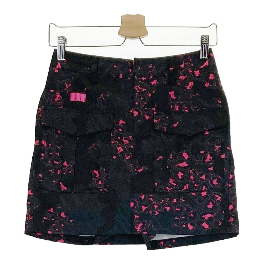 DANCE WITH DRAGON ダンスウィズドラゴン インナー付スカート 総柄 ブラック系 1 ...