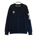 PEARLY GATES パーリーゲイツ 2022年モデル ニットセーター ネイビー系 0 【中古】ゴルフウェア レディース