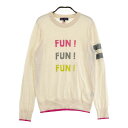 23区GOLF ニジュウサンクゴルフ ニットセーター ベージュ系 1 【中古】ゴルフウェア レディース