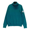 PEARLY GATES パーリーゲイツ タートルネック ニットセーター グリーン系 0 【中古】ゴルフウェア レディース