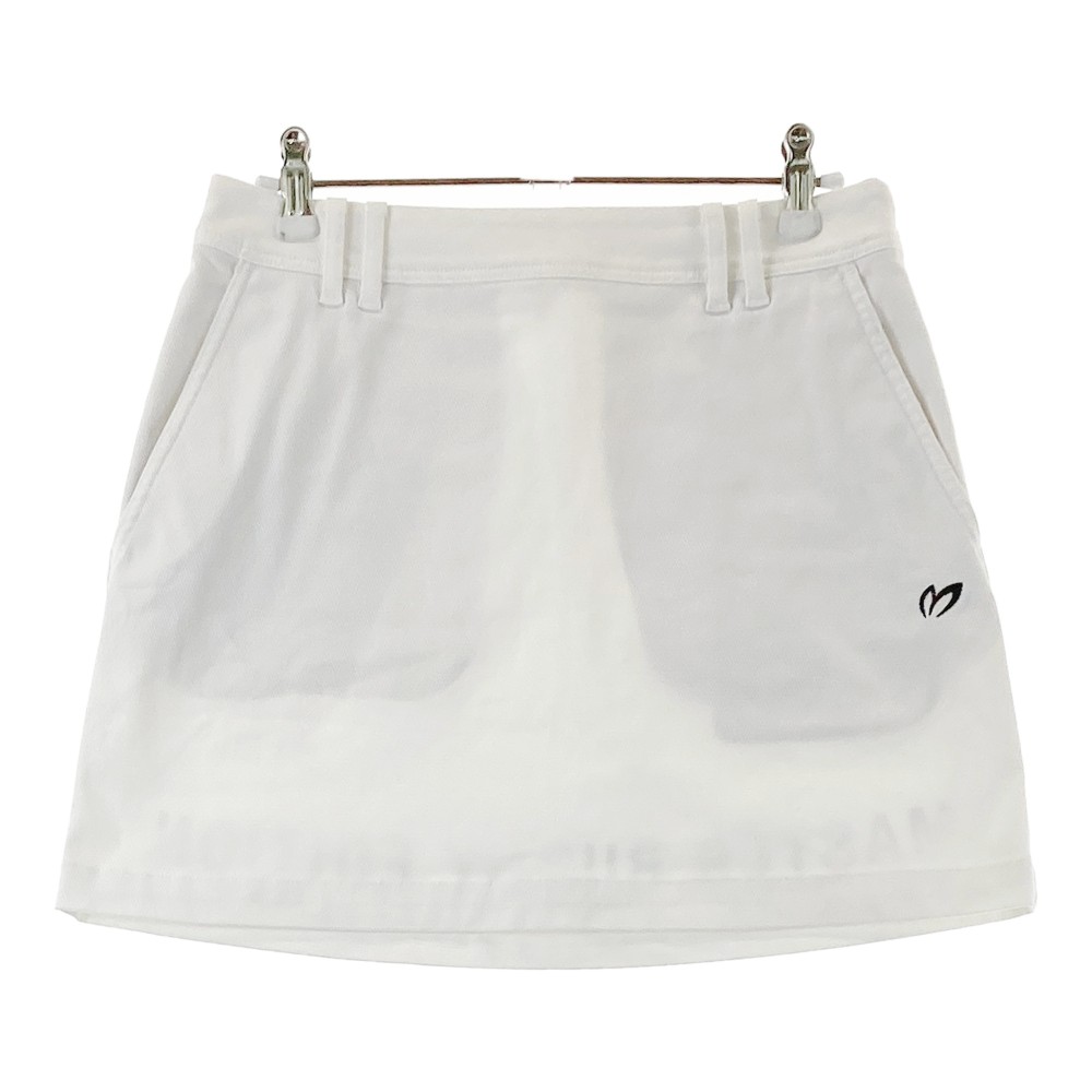 MASTER BUNNY EDITION マスターバニーエディション 2023年モデル ストレッチ スカート ホワイト系 0 【中古】ゴルフウェア レディース
