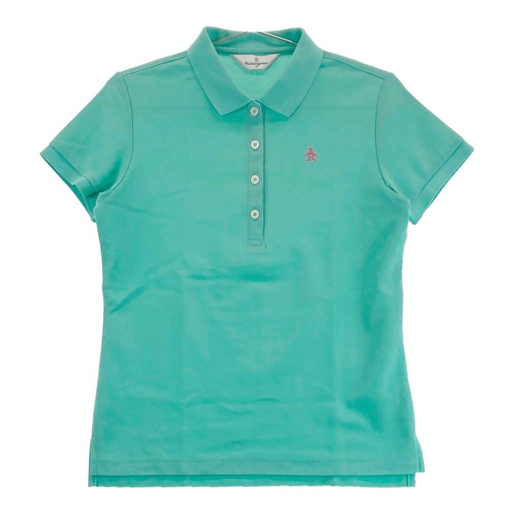 MUNSING WEAR マンシングウェア 半袖ポロシャツ グリーン系 M 【中古】ゴルフウェア レディース