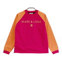 MARK&LONA マークアンドロナ ニット セーター ピンク系 36 【中古】ゴルフウェア レディース