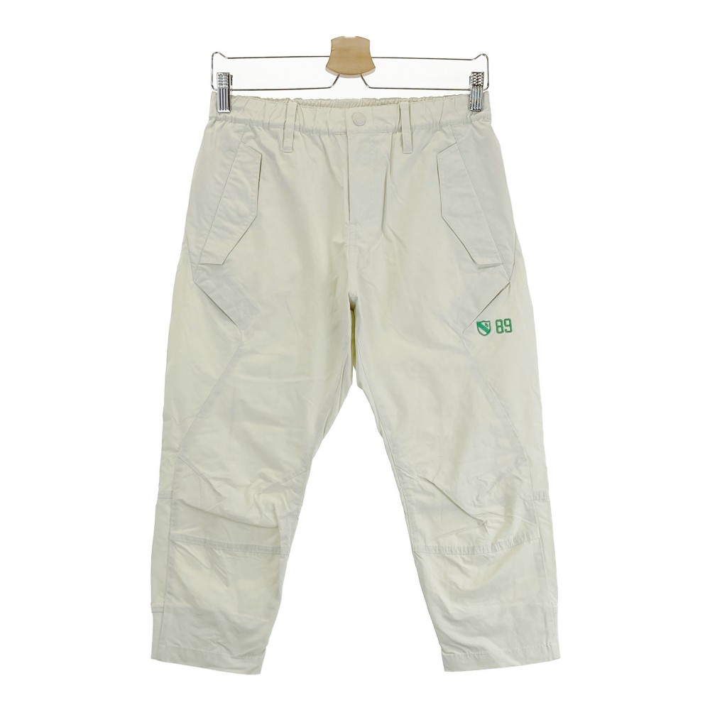 PEARLY GATES パーリーゲイツ ストレッチ クロップドパンツ ベージュ系 1 【中古】ゴルフウェア レディース