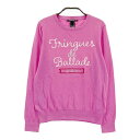 ZOY ゾーイ カシミヤ混 ニットセーター ピンク系 36 【中古】ゴルフウェア レディース