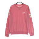 23区GOLF ニジュウサンクゴルフ ニットセーター ピンク系 1 【中古】ゴルフウェア レディース