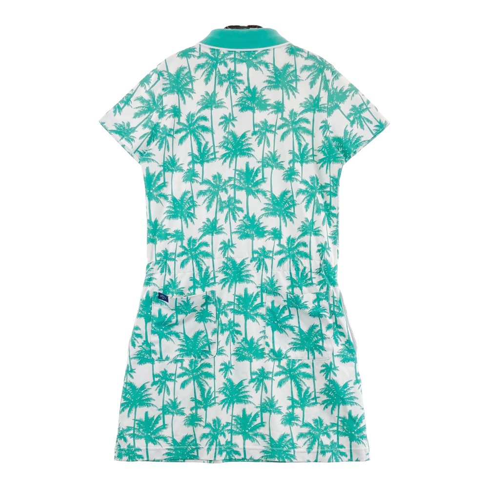 CALLAWAY キャロウェイ 2022年 ワンピース 総柄 ブルー系 M 【中古】ゴルフウェア レディース