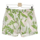 AND PER SE アンパスィ ショートパンツ 総柄 ベージュ系 L 【中古】ゴルフウェア レディース