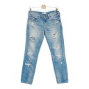 RED CARD レッドカード 25th クラッシュボーイフレンドデニム ネイビー系 25 【中古】レディース