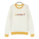VIVA HEART ビバハート ニット セーター ホワイト系 38 【中古】ゴルフウェア レディース