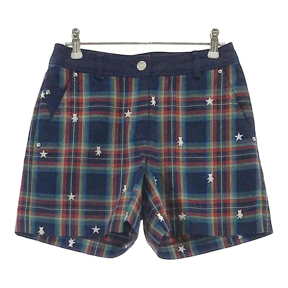 CALLAWAY キャロウェイ ショートパンツ チェック ネイビー系 S 【中古】ゴルフウェア レディース