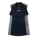 MARK&LONA マークアンドロナ 2024年モデル ノースリーブ ワンピース ブラック系 38 【中古】ゴルフウェア レディース
