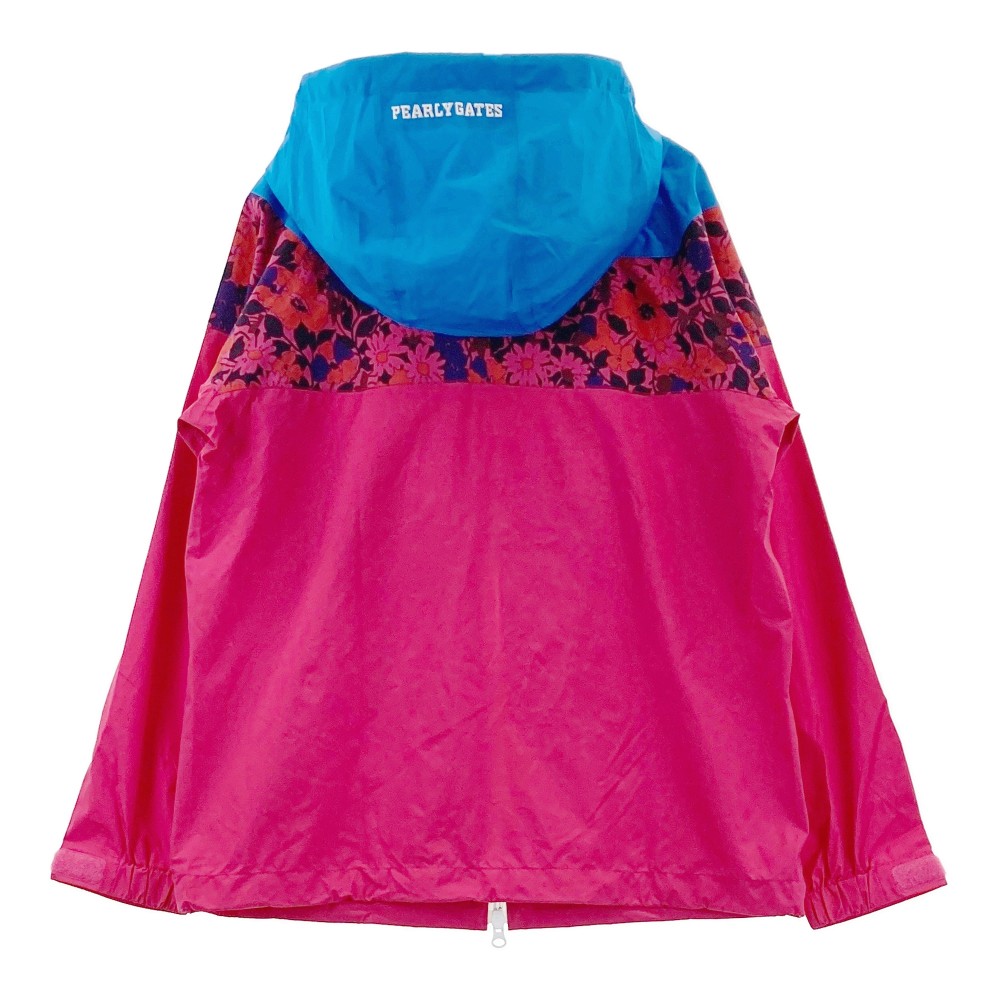 PEARLY GATES パーリーゲイツ レインジャケット ピンク系 0 【中古】ゴルフウェア レディース