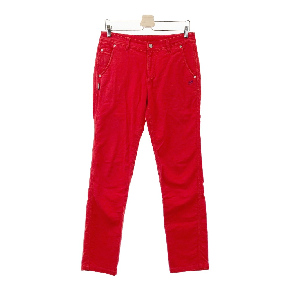 MASTER BUNNY EDITION マスターバニーエディション ストレッチ パンツ レッド系 2 【中古】ゴルフウェア レディース