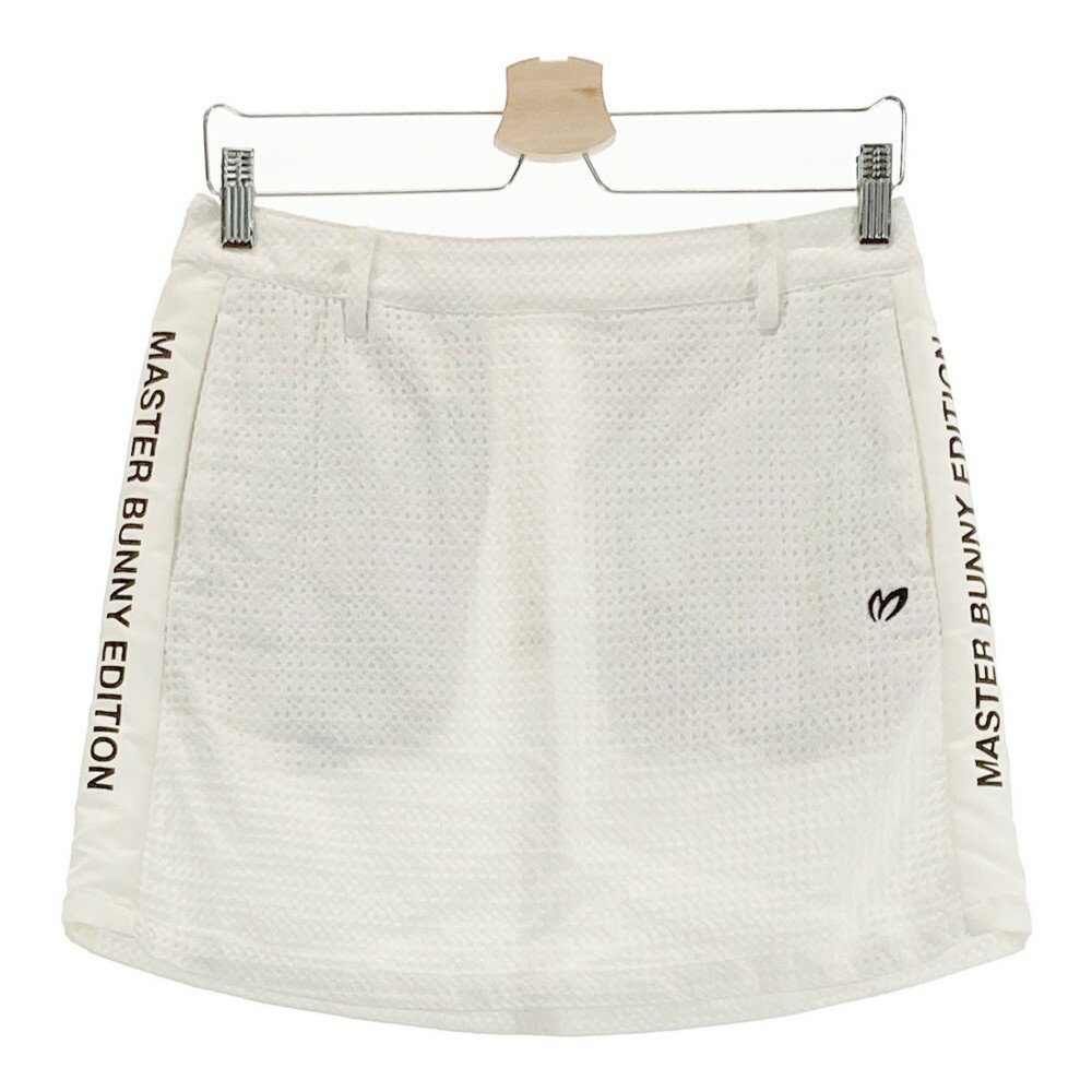 MASTER BUNNY EDITION マスターバニーエディション 2023年モデル ストレッチスカート ホワイト系 1 【中古】ゴルフウェア レディース