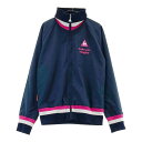 LECOQ GOLF ルコックゴルフ ジップジャケット ネイビー系 S 【中古】ゴルフウェア レディース