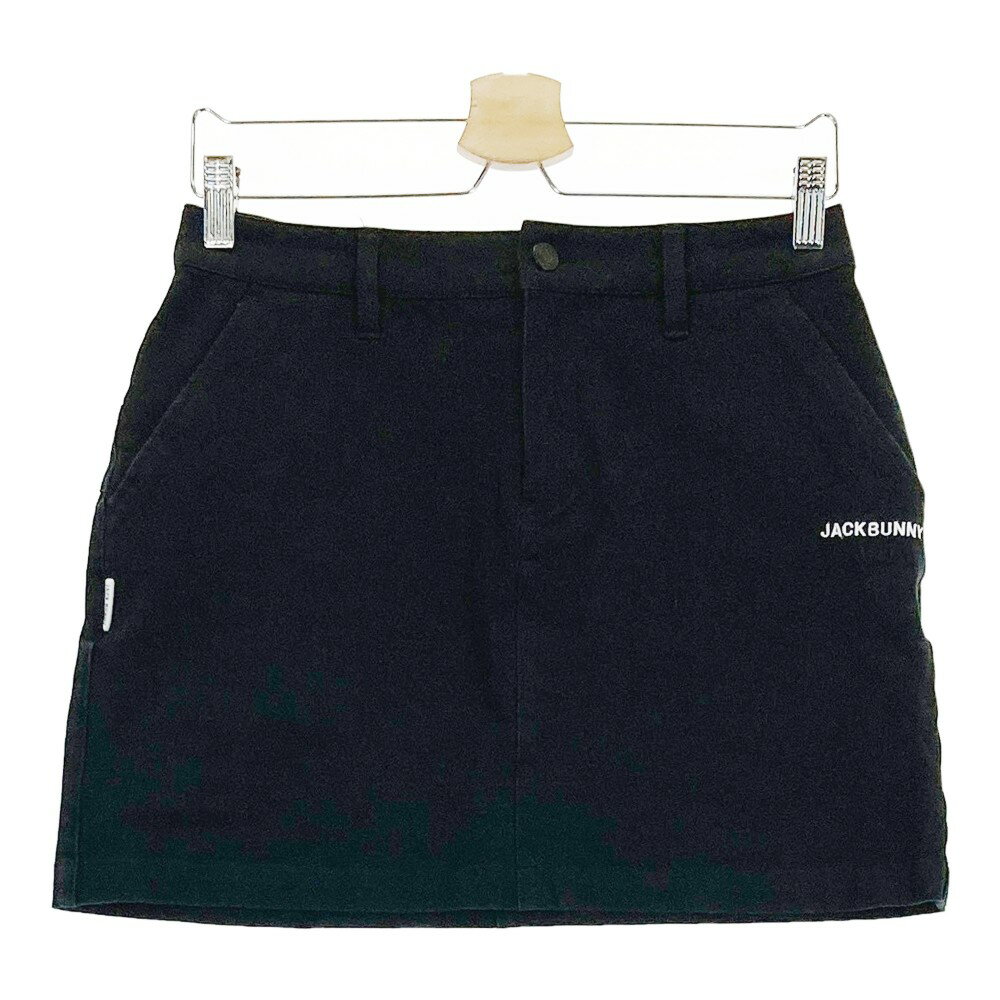 JACK BUNNY ジャックバニー 2024年モデル インナー付き ストレッチスカート ブラック系 1 【中古】ゴルフウェア レディース