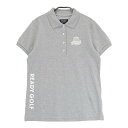 PEARLY GATES パーリーゲイツ 2022年 半袖ポロシャツ グレー系 0 【中古】ゴルフウェア レディース