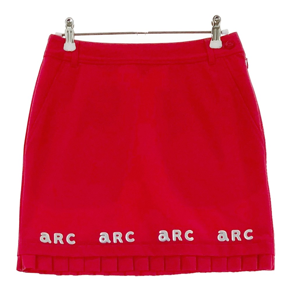 ARCHIVIO アルチビオ 2022年モデル プリーツ スカート レッド系 36 【中古】ゴルフ...