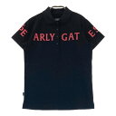 PEARLY GATES パーリーゲイツ 2022年 半袖ポロシャツ ブラック系 1 【中古】ゴルフウェア レディース