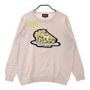 PEARLY GATES パーリーゲイツ 長袖ニットセーター ケーキ ピンク系 0 【中古】ゴルフウェア レディース