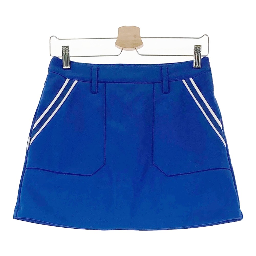 JACK BUNNY ジャックバニー 裏起毛 インナー付スカート ブルー系 0 【中古】ゴルフウェア レディース