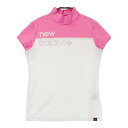 NEW BALANCE ニューバランス 2022年モデル ハイネック 半袖Tシャツ ピンク系 0 【中古】ゴルフウェア レディース