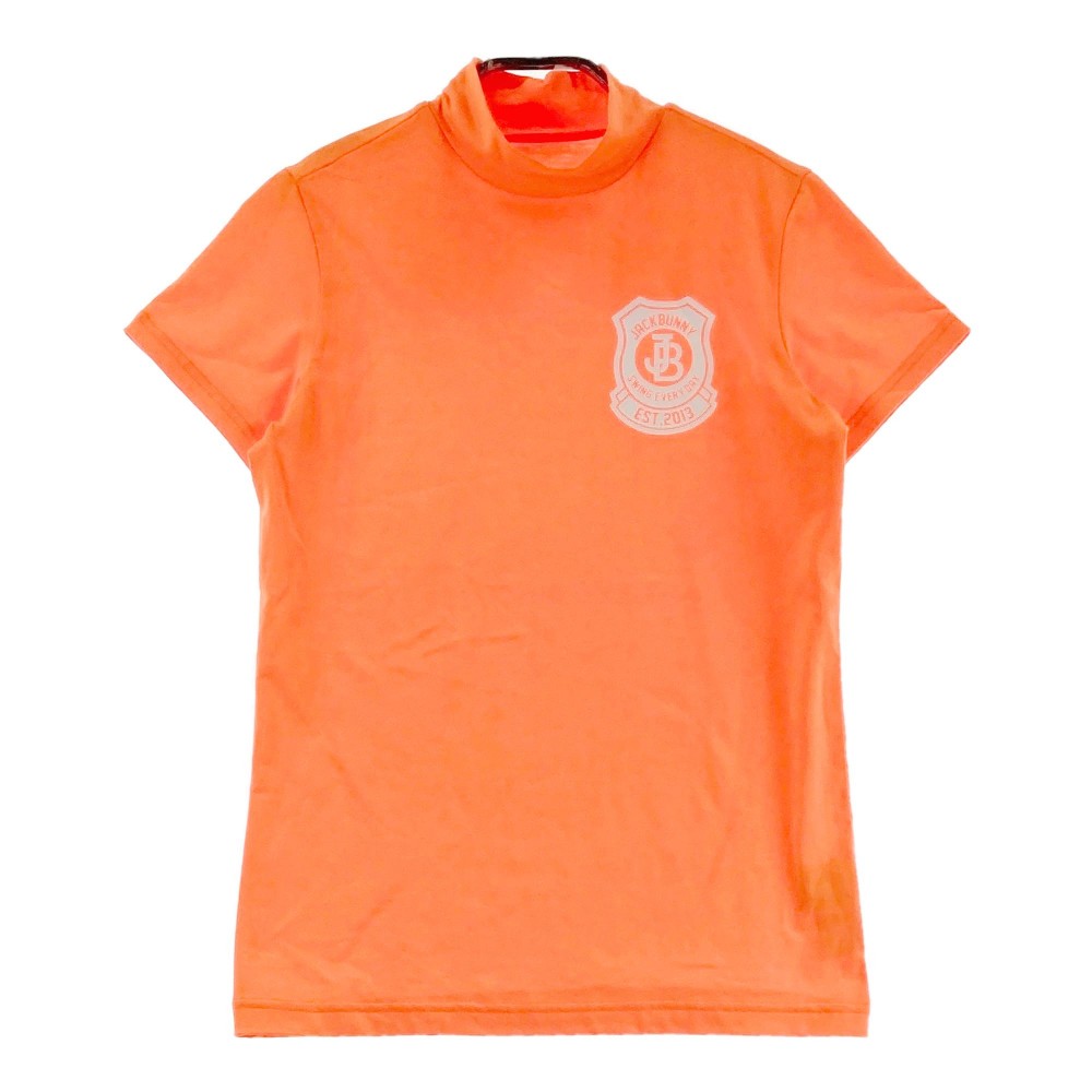 JACK BUNNY ジャックバニー ハイネック 半袖Tシャツ オレンジ系 0 【中古】ゴルフウェア レディース