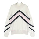 VIVA HEART ビバハート 012-18911 ハイネック ニットセーター ホワイト系 42 【中古】ゴルフウェア レディース