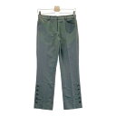 LANVIN SPORT ランバン スポール ロングパンツ グレー系 36 【中古】ゴルフウェア レディース