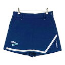 FILA GOLF フィラゴルフ インナー付き スカート ネイビー系 M 【中古】ゴルフウェア レディース(4)