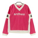 ARCHIVIO アルチビオ Vネック ニットセーター ピンク系 38 【中古】ゴルフウェア レディース