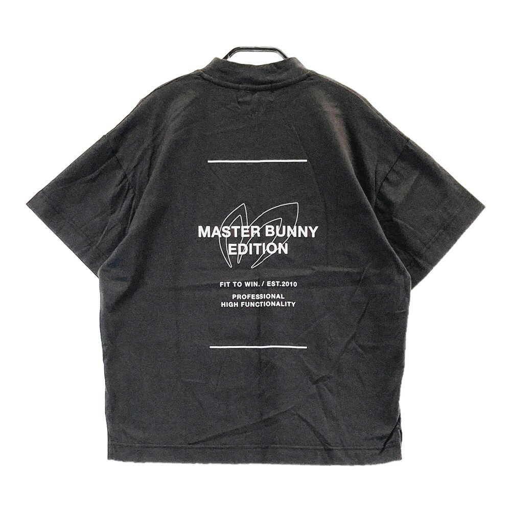 MASTER BUNNY EDITION マスターバニーエディション 2024年モデル モックネック 半袖Tシャツ グレー系 0 【中古】ゴルフウェア レディース